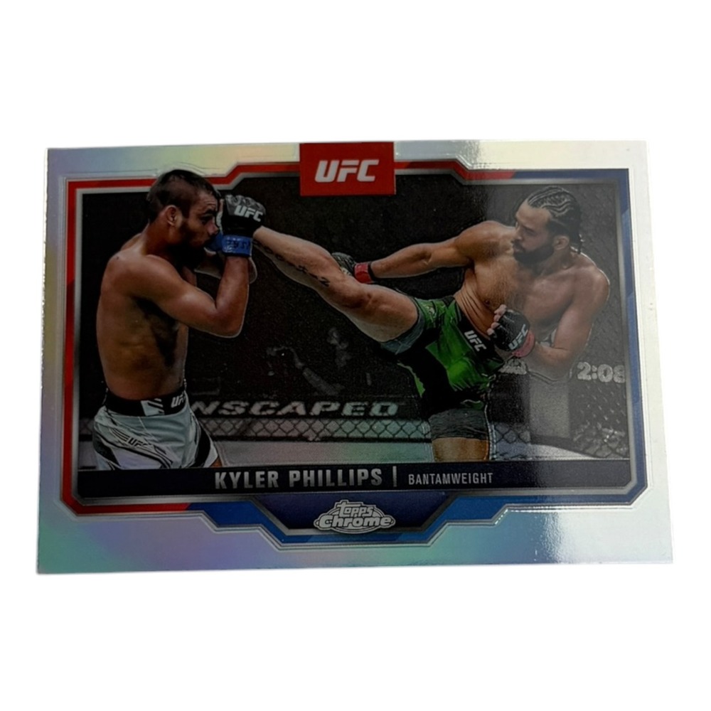 2024 Topps Chrome UFC Kyler‎ Phillips Refractor Card 181 Bantamweight MMA